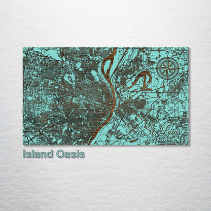 St. Louis, Missouri Street Map