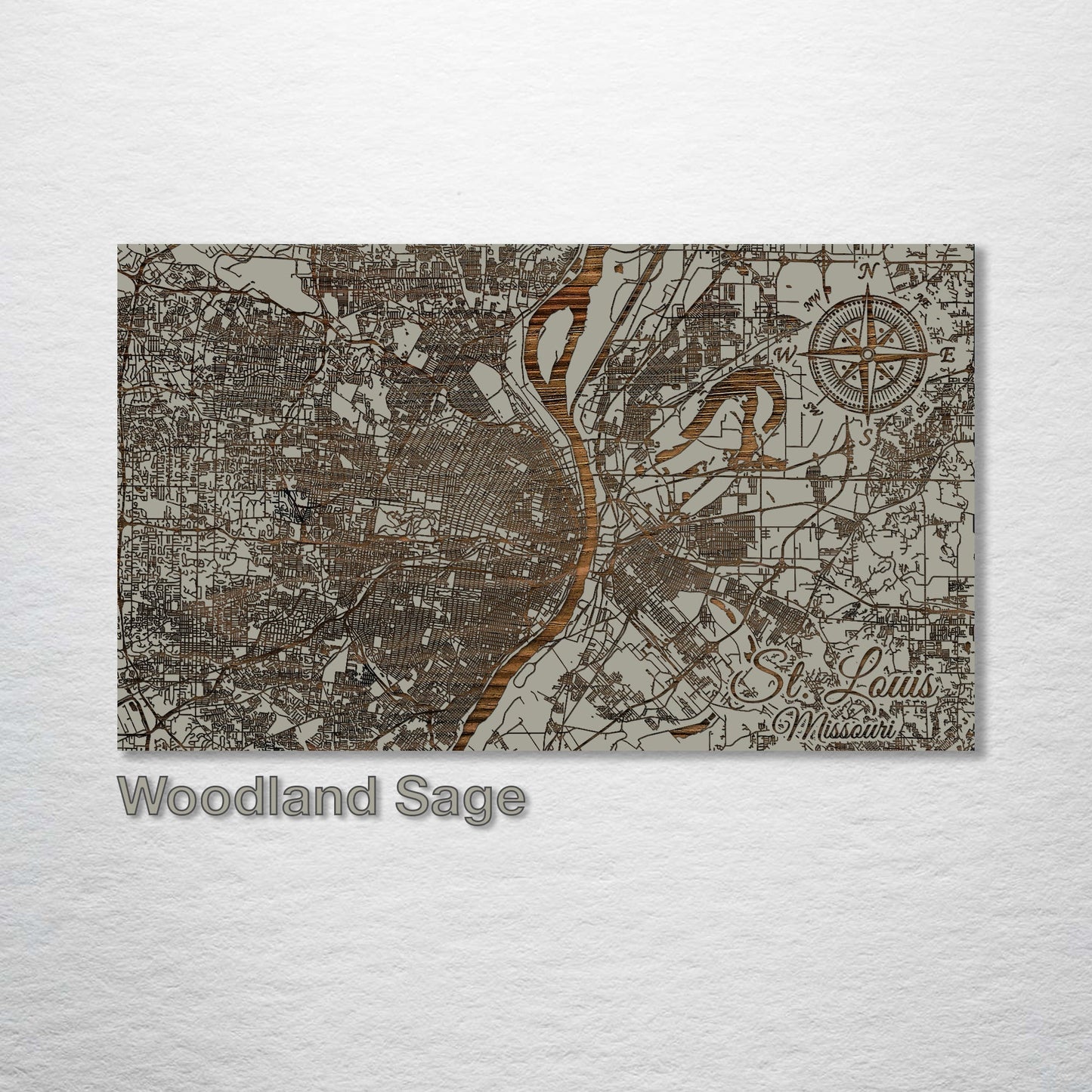 St. Louis, Missouri Street Map