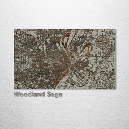 St. Louis, Missouri Street Map