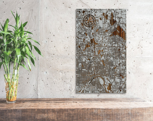 St. Paul, Minnesota Street Map