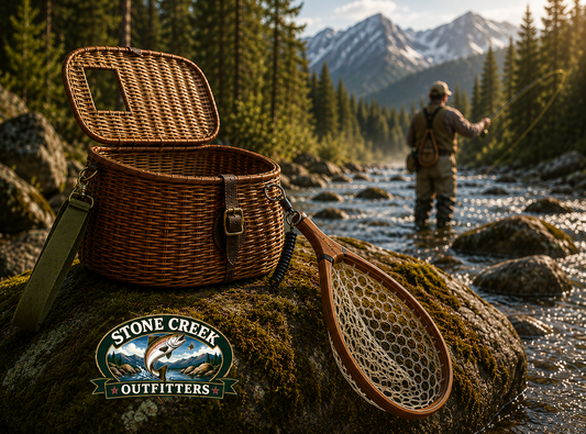 Standard Split Willow Creel w/ Strap