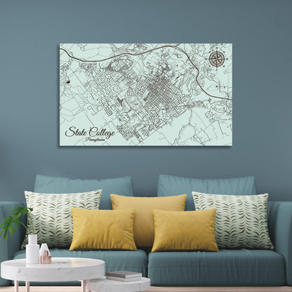 State College, Pennsylvania Street Map