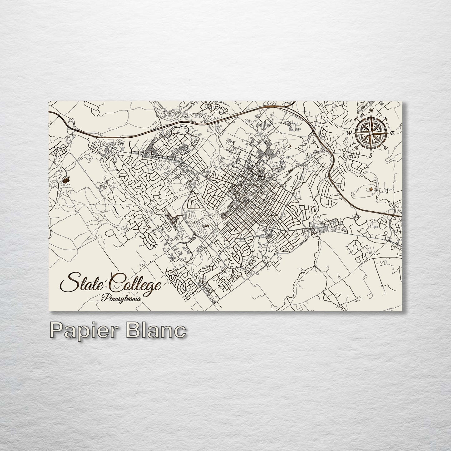 State College, Pennsylvania Street Map