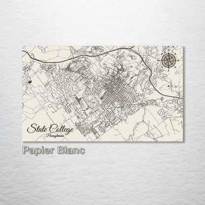 State College, Pennsylvania Street Map