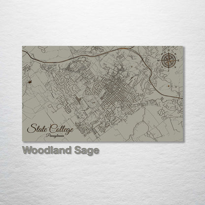 State College, Pennsylvania Street Map