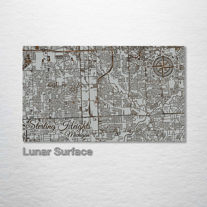 Sterling Heights, Michigan Street Map