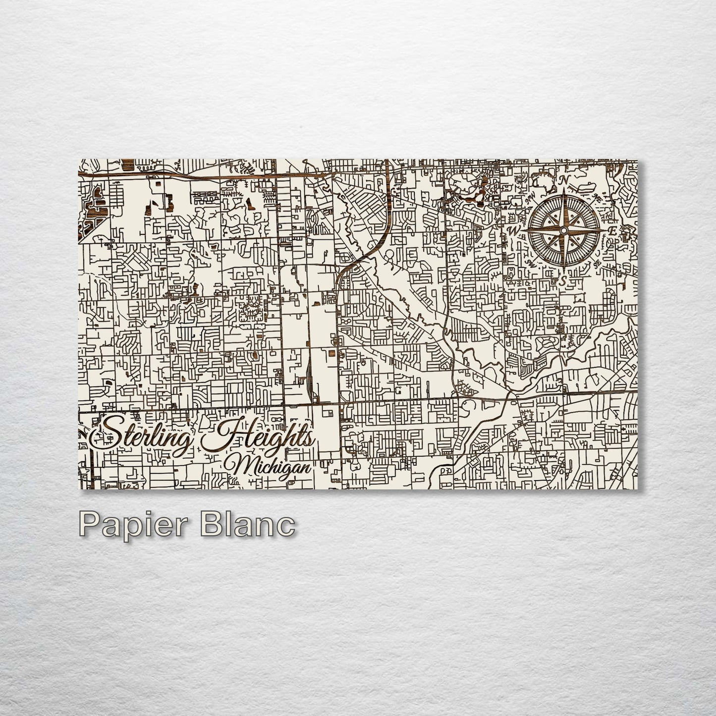 Sterling Heights, Michigan Street Map