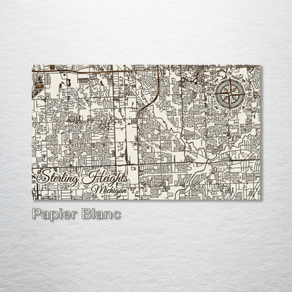 Sterling Heights, Michigan Street Map