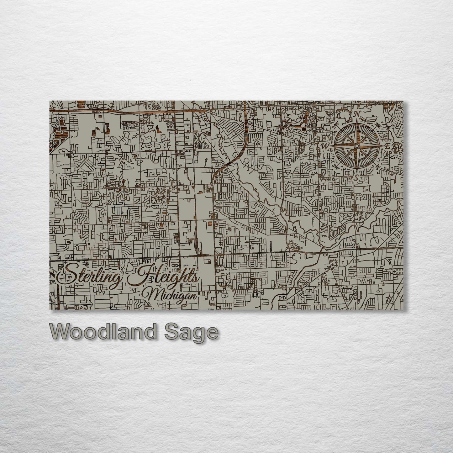 Sterling Heights, Michigan Street Map