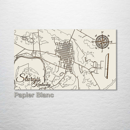 Sturgis, Kentucky Street Map