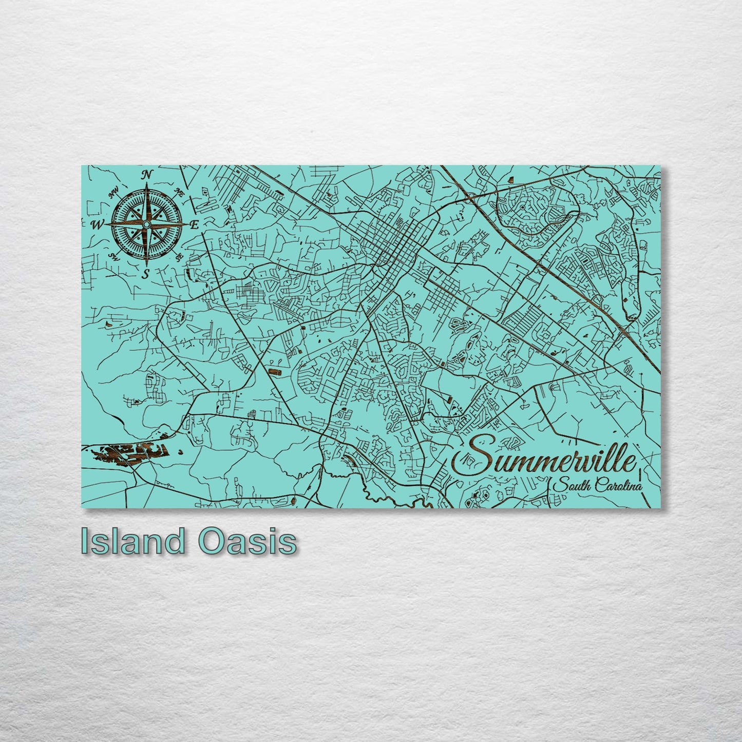 Summerville, South Carolina Street Map