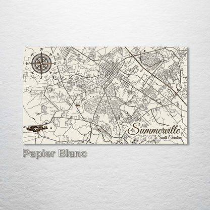 Summerville, South Carolina Street Map