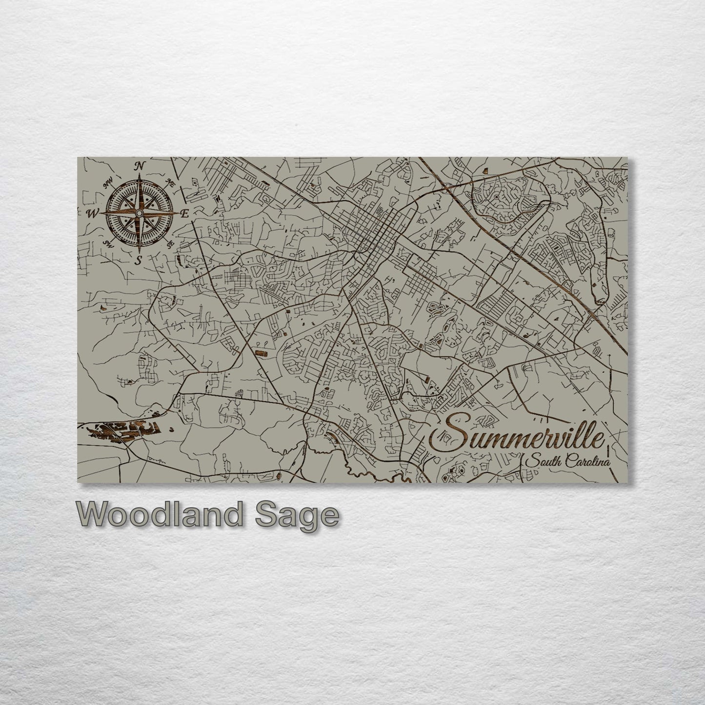 Summerville, South Carolina Street Map