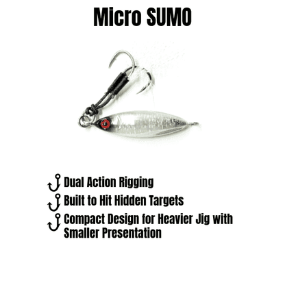 Submission Jigs - Micro Sumo and Mercenary - Slow Pitch Jigs - 4 Packs