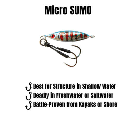 Sumo Micro Slow Pitch Jig – 4-Pack – 10g & 15g