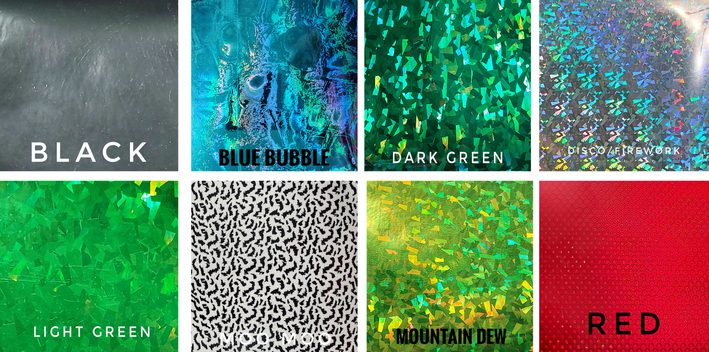 10" Chrome / Glow PERSONALIZED Dual Fin Fishblade