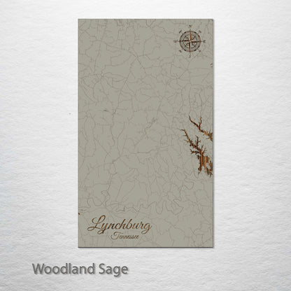 Lynchburg, Tennessee Street Map