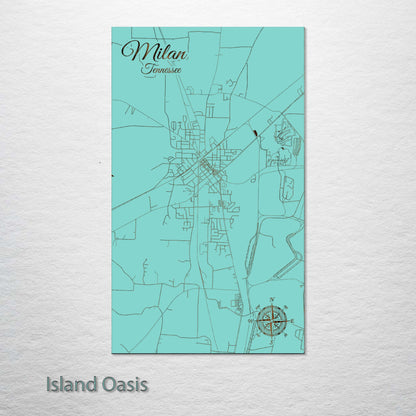 Milan, Tennessee Street Map