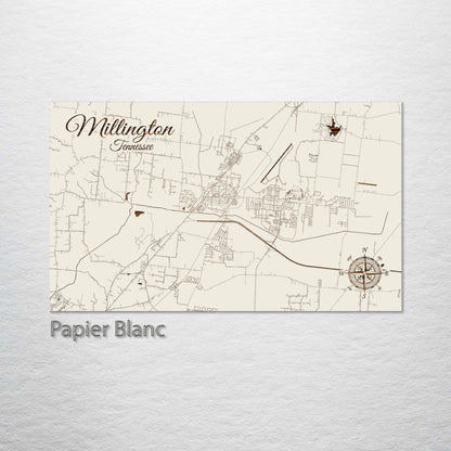 Millington, Tennessee Street Map