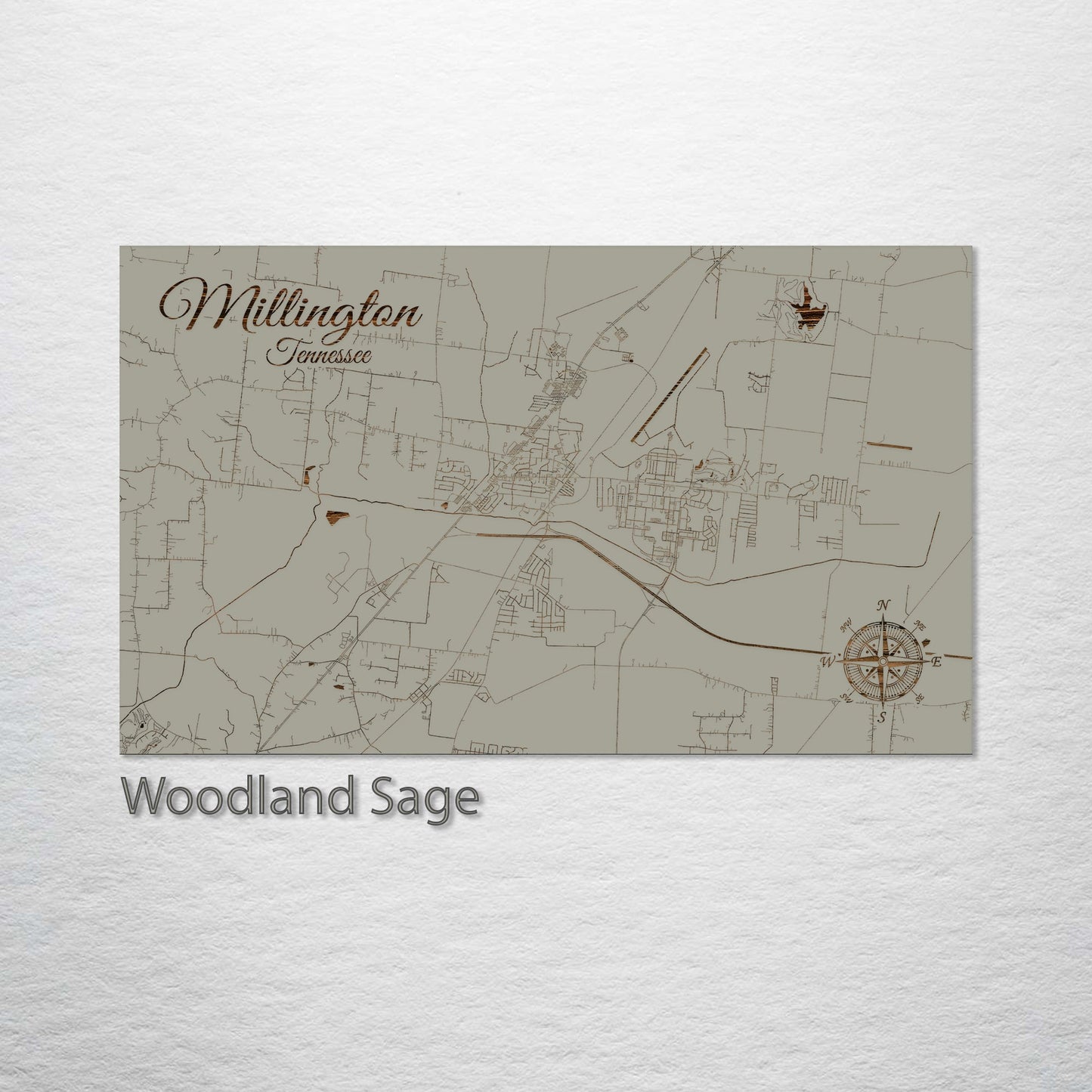 Millington, Tennessee Street Map