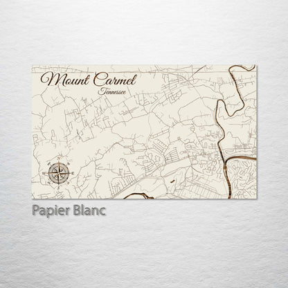 Mount Carmel, Tennessee Street Map