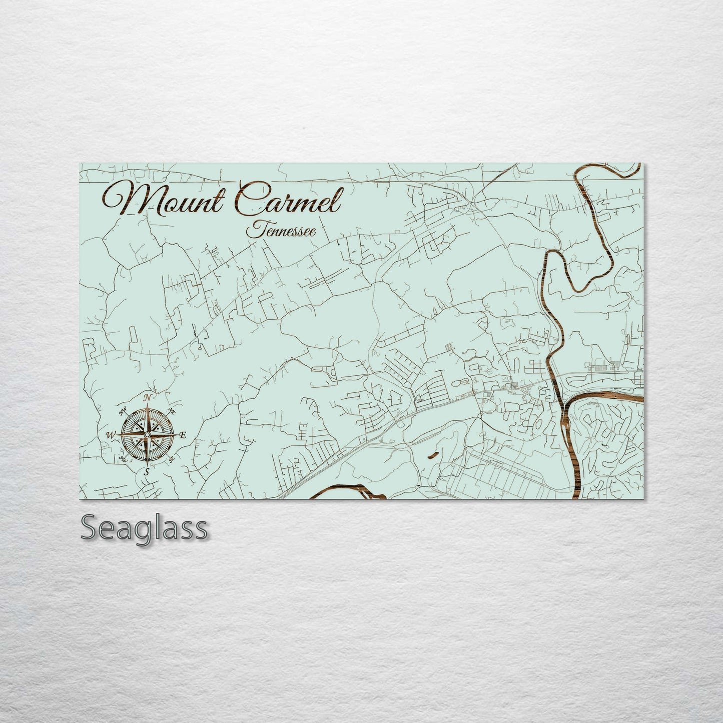 Mount Carmel, Tennessee Street Map