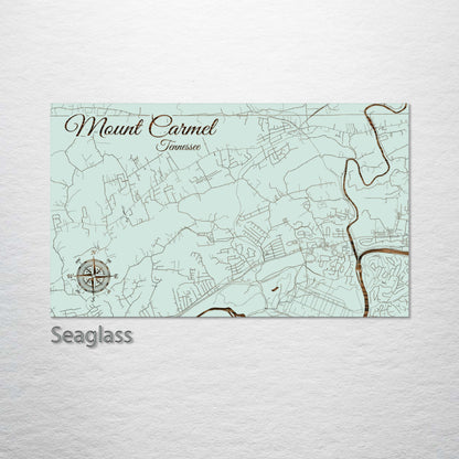 Mount Carmel, Tennessee Street Map