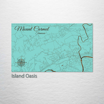 Mount Carmel, Tennessee Street Map