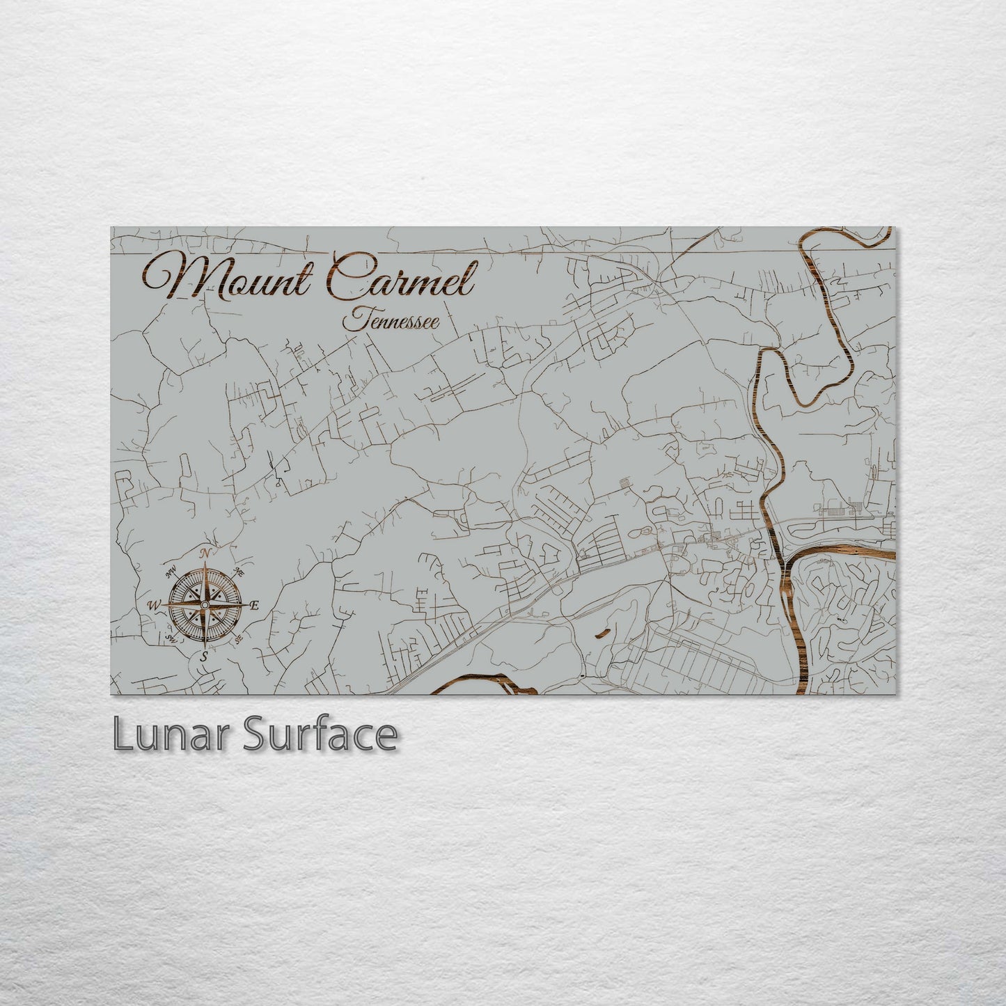 Mount Carmel, Tennessee Street Map