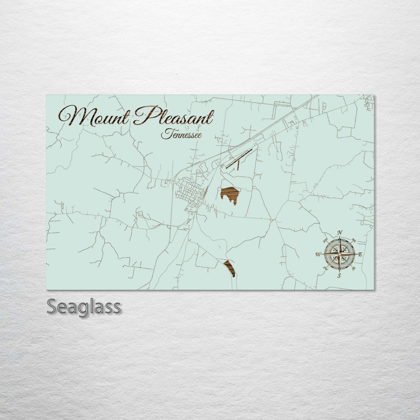 Mount Pleasant, Tennessee Street Map