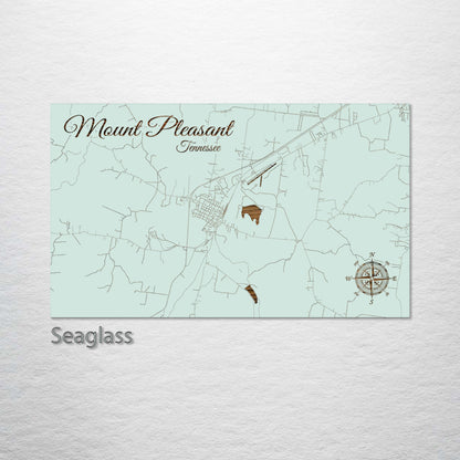 Mount Pleasant, Tennessee Street Map