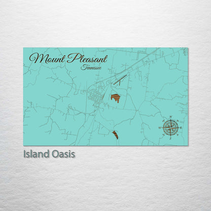 Mount Pleasant, Tennessee Street Map