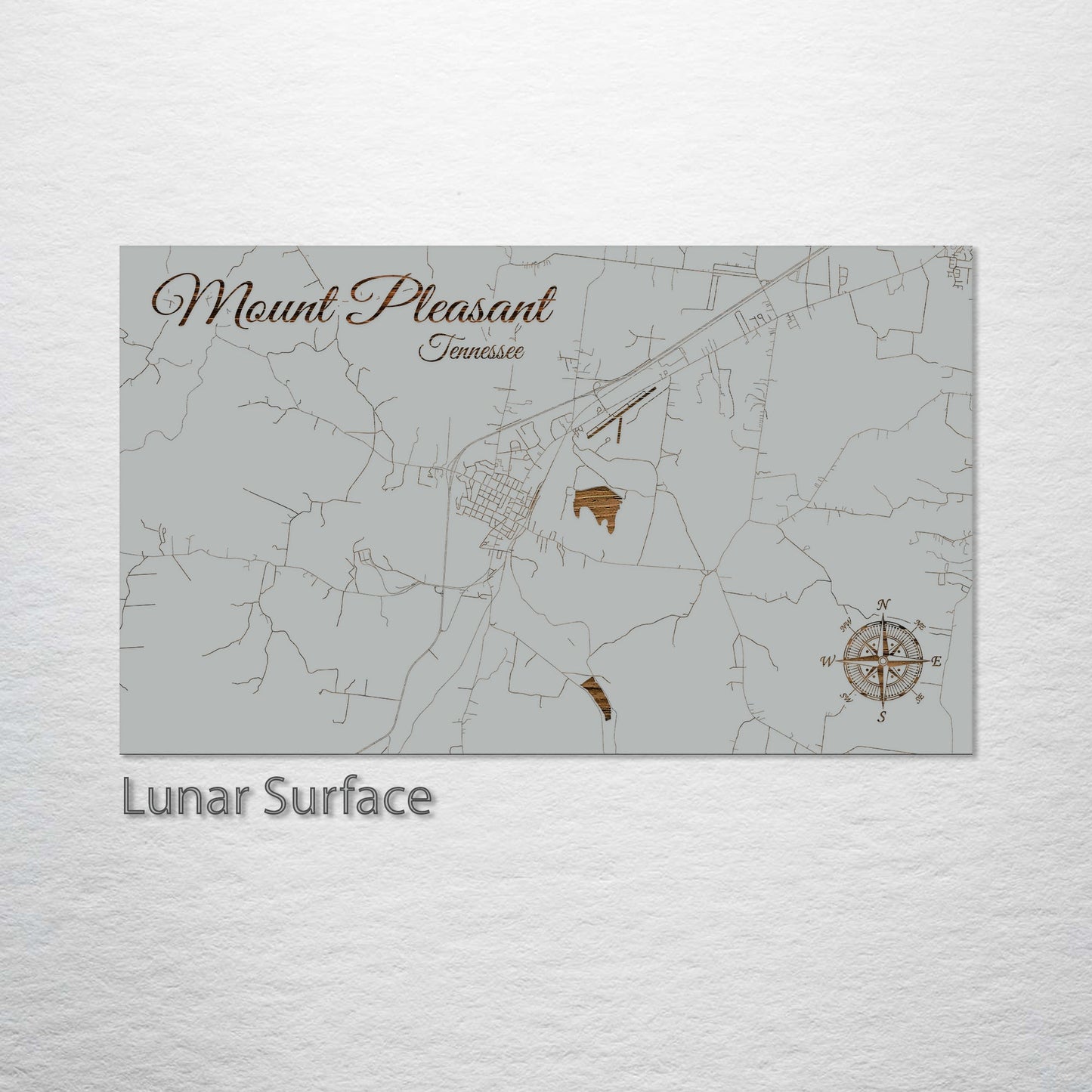 Mount Pleasant, Tennessee Street Map