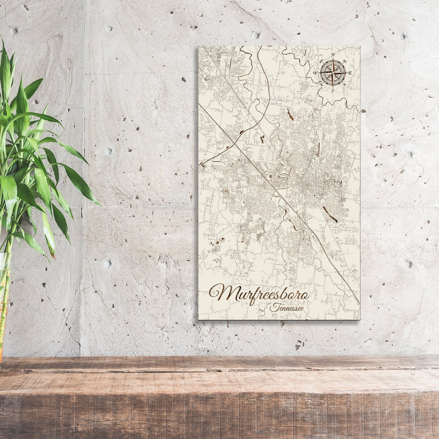 Murfreesboro, Tennessee Street Map