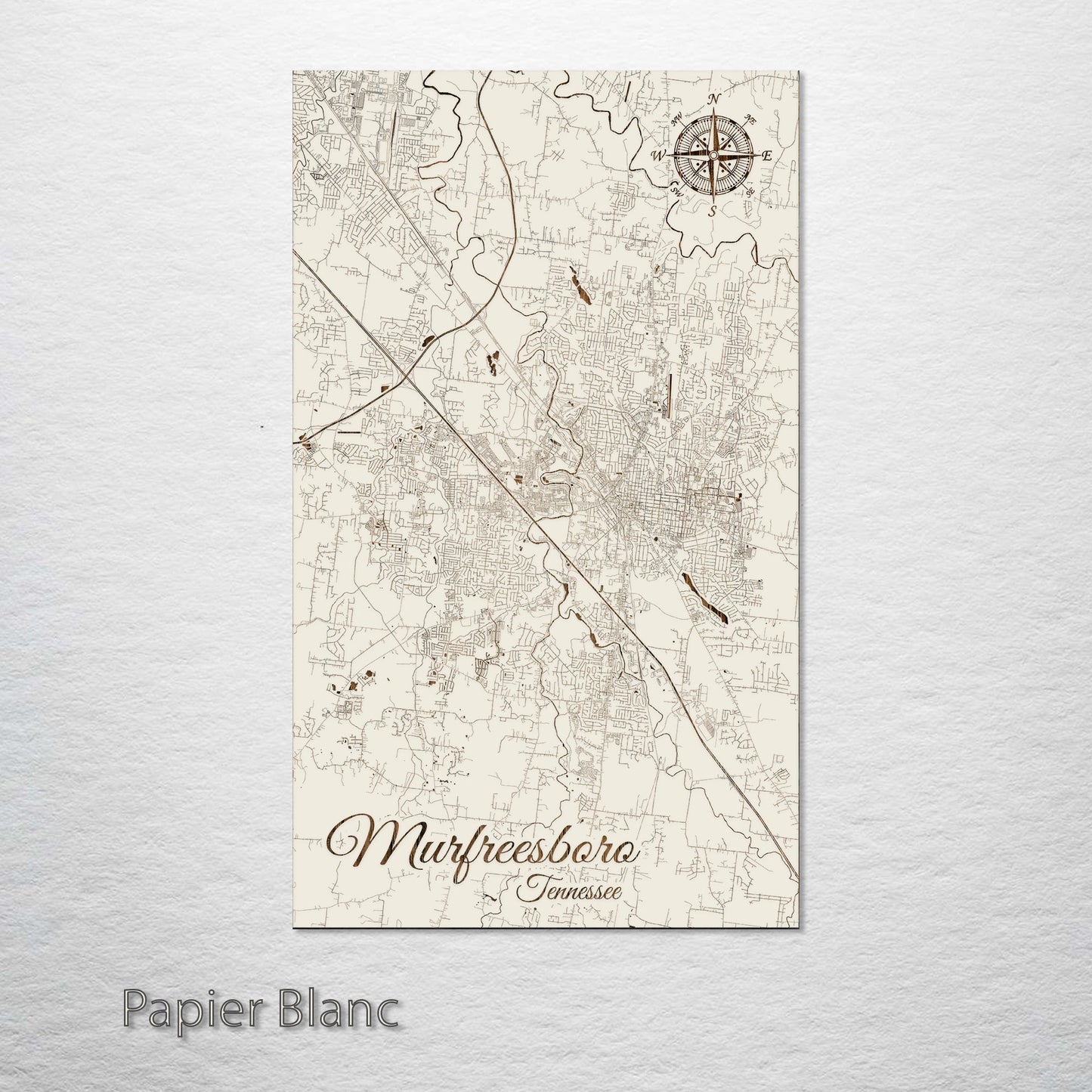 Murfreesboro, Tennessee Street Map