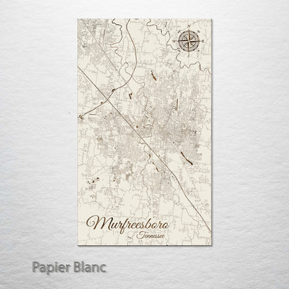 Murfreesboro, Tennessee Street Map