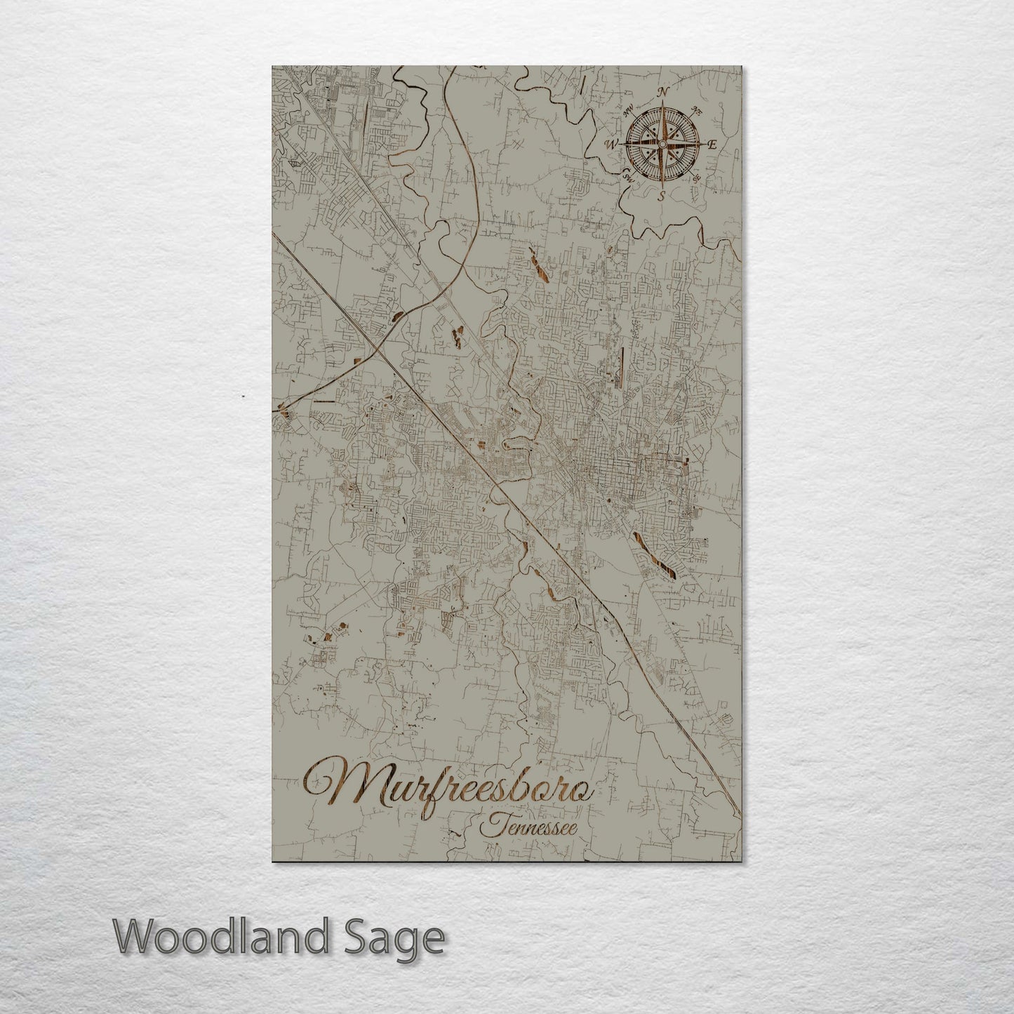 Murfreesboro, Tennessee Street Map