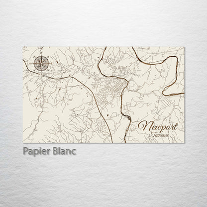 Newport, Tennessee Street Map