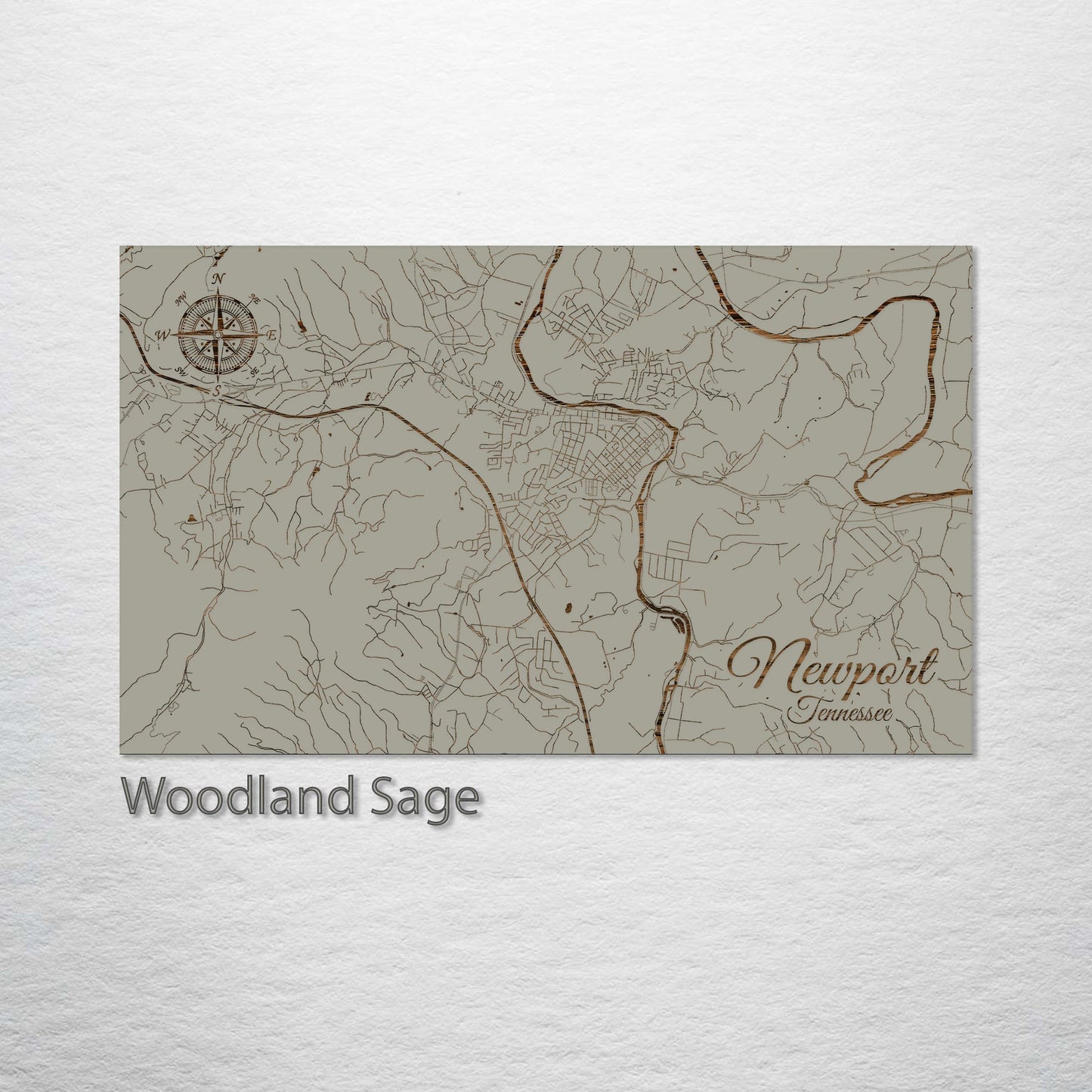 Newport, Tennessee Street Map