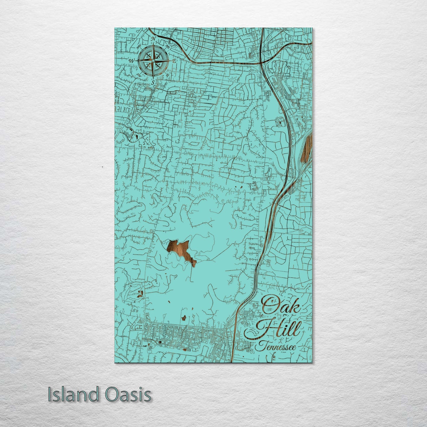 Oak Hill, Tennessee Street Map