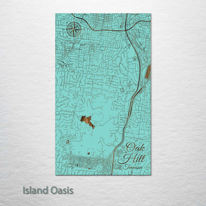 Oak Hill, Tennessee Street Map