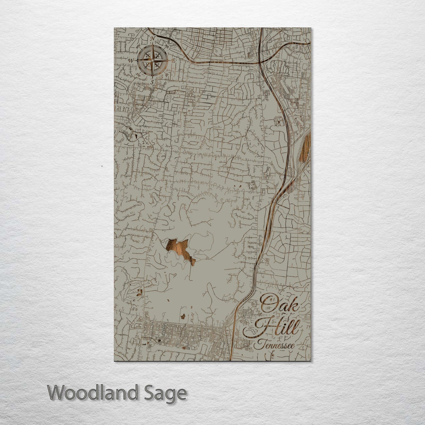 Oak Hill, Tennessee Street Map