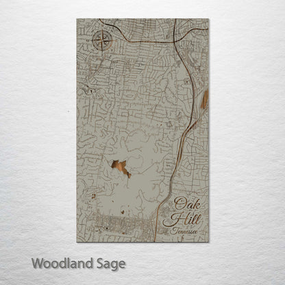 Oak Hill, Tennessee Street Map