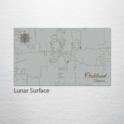 Oakland, Tennessee Street Map