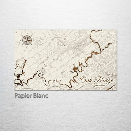 Oak Ridge, Tennessee Street Map