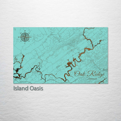 Oak Ridge, Tennessee Street Map