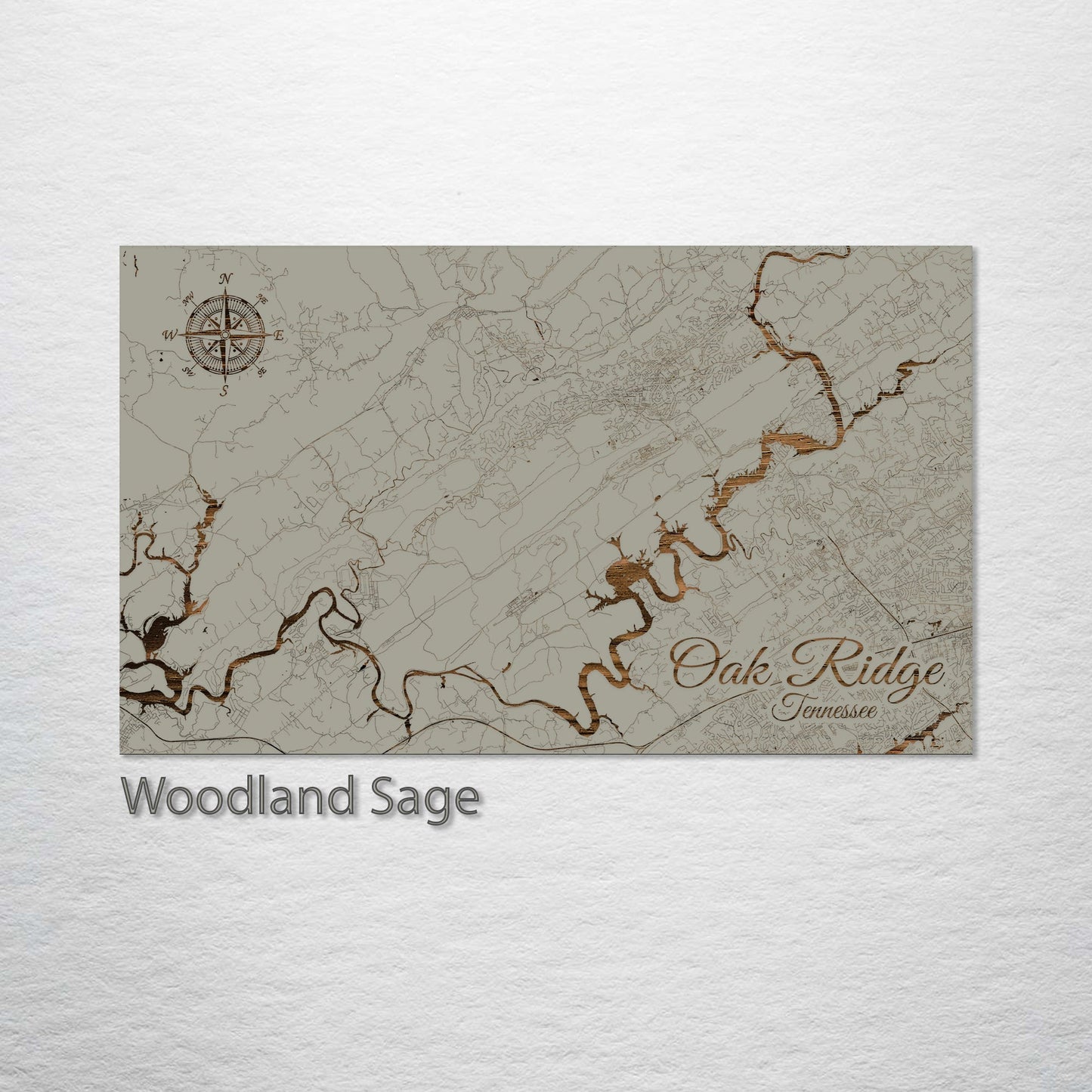 Oak Ridge, Tennessee Street Map