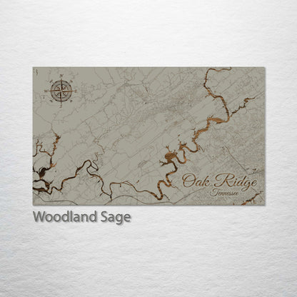 Oak Ridge, Tennessee Street Map