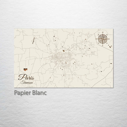 Paris, Tennessee Street Map