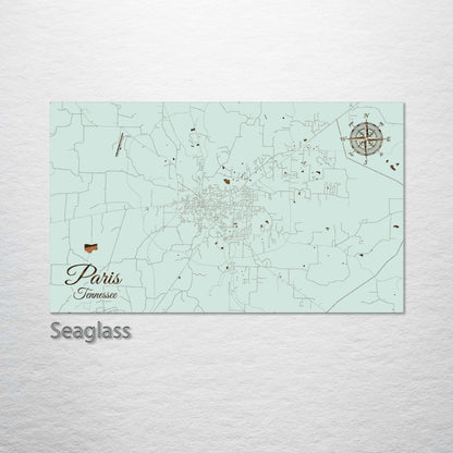 Paris, Tennessee Street Map